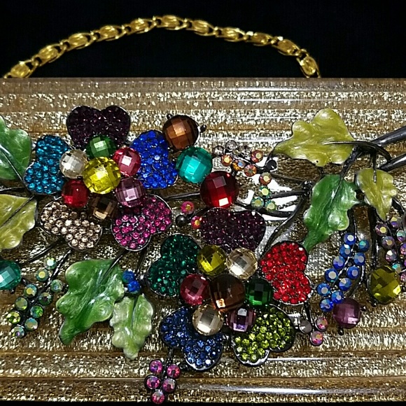 Gold iris lane clutch - Picture 3 of 6